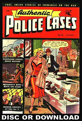 Buy ☆ POLICE, CRIME, DETECTIVE GOLDEN AGE COMICS ☆ Complete Scans Vol1 Disc/Download • 4.20£