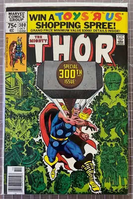 Buy Thor #300: “Twilight Of The Gods!” 1st Young Gods Newsstand, Marvel 1980 5.0-6.0 • 23.29£