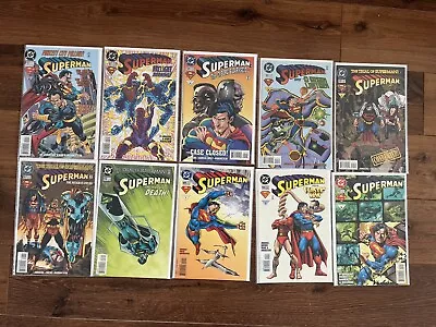 Buy Superman #102 103 104 105 106 107 108 109 110 111. 10 Comic Set. DC. • 9£