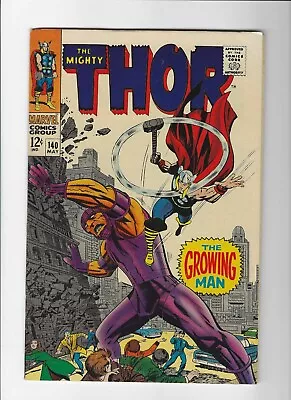 Buy Thor #140  Growing Man  1962 Series Marvel Silver Age • 41.92£