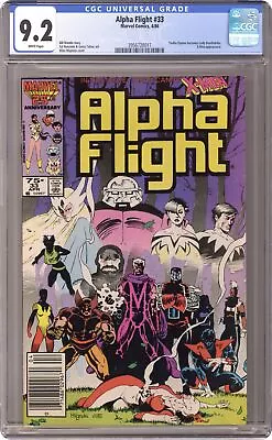 Buy Alpha Flight #33D CGC 9.2 1986 3956728017 1st App. Lady Deathstrike • 45.82£