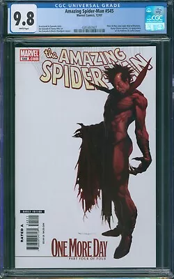 Buy Amazing Spider-Man #545 - CGC 9.8 NM/M! - Djurdjevic Mephisto Cover!! • 62.12£