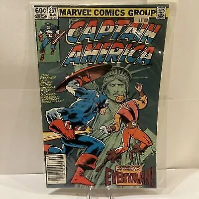 Buy 1981 Marvel Comics #267 Captain America VF+/- • 3.88£
