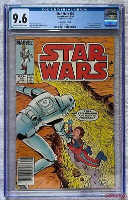 Buy Marvel STAR WARS #86 Mark Jewelers Insert 1984 Off-white-White Pages CGC 9.6 • 194.14£