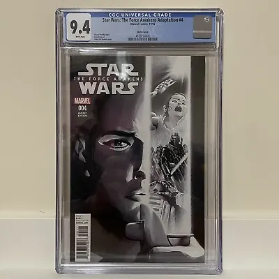 Buy STAR WARS FORCE AWAKENS #4 CGC 9.4 1:75 SKETCH VARIANT COVER 1st KNIGHTS REN • 116.48£