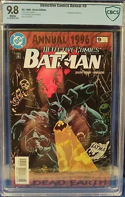 Buy  DETECTIVE COMICS ANNUAL #9 CBCS 9.8 Wp  1996 (1st App Of Warbat) Free Shipping • 135.91£