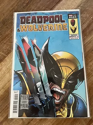 Buy CAPTAIN AMERICA #11 (2024) MCNIVEN WEAPON X-TRACTION VARIANT Deadpool Wolverine • 12£