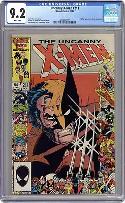 Buy Uncanny X-Men #211D CGC 9.2 1986 4224235019 • 37.28£
