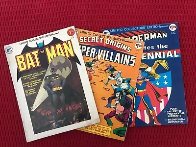 Buy Lot Of DC LIMITED COLLECTORS’ EDITION PRESENTS-Batman, Superman, Super-Villain • 44.96£