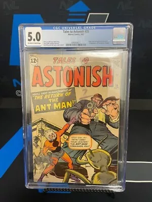 Buy 1962 Tales To Astonish #35 Marvel Comics, 9/62 CGC 5.0 1st Appearance Ant-Man • 1,359.06£