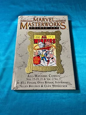 Buy All-winners: Marvel Masterworks: Vol.170, Golden Age 1st Printing, 2011, Vf • 30.29£