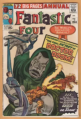 Buy Fantastic Four Annual #2 - Origin Of Doctor Doom. - VG+(4.5) OW • 175.01£