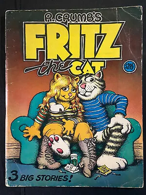 Buy Robert Crumb's Fritz The Cat 1969 Treasury Sized 1st Print Ballantine G/vg • 38.57£
