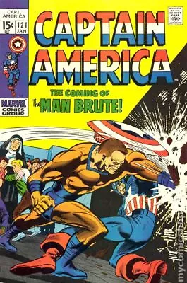 Buy Captain America #121 VG/FN 5.0 1970 Stock Image • 13.59£