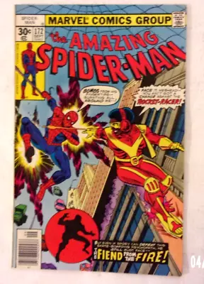 Buy Amazing Spiderman #172 Sharp Fn Minus 1977 Rocket Racer,molten Man,liz In Jail • 12.43£