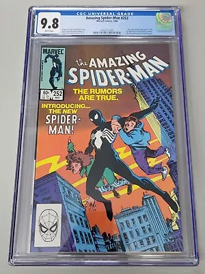 Buy Amazing Spider-Man 252 CGC 9.8 1st App. Black Costume Marvel Comics 1984 • 1,087.24£
