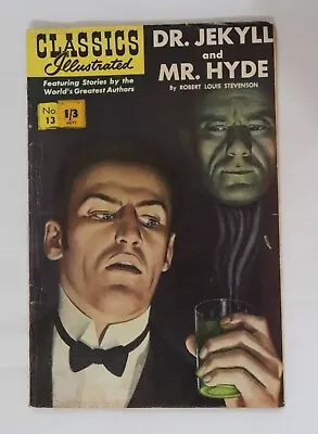 Buy Classics Illustrated #13: Dr Jekyll And Mr Hyde. 1944 Fine+ • 39.99£