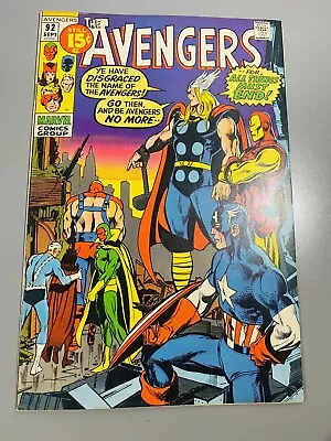 Buy Avengers #92 - Kree-Skrull War Neal Adams Cover 1971 GLOSSY BRIGHT 1st Print • 58.25£