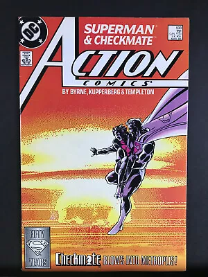Buy Action Comics 598 DC Comics1988 Superman 1st Appearance Checkmate John Byrne VF • 3.88£