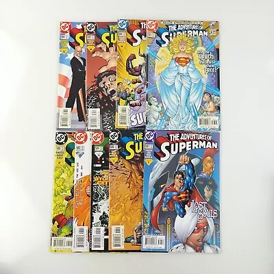Buy The Adventures Of Superman #580 582 583 584 585 586 587 588 589 Lot NM- 2000 DC • 14.77£