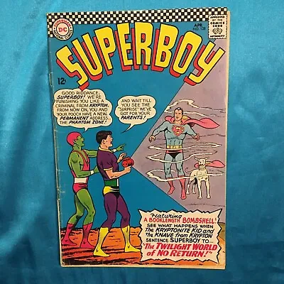 Buy Superboy  # 128, April 1966,  Fair- Good Condition • 2.33£