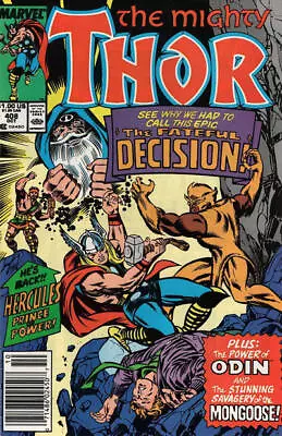 Buy Thor #408 (Newsstand) FN; Marvel | Hercules Mongoose Odin - We Combine Shipping • 6.60£