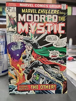 Buy Marvel Chillers Featuring Modred The Mystic #2 1975 Marvel Comics. J7 • 18.01£