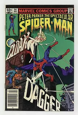 Buy Spectacular Spider-Man Peter Parker #64D FN 6.0 1982 1st App. Cloak And Dagger • 56.69£