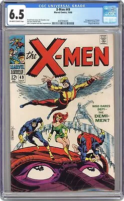 Buy Uncanny X-Men #49 CGC 6.5 1968 4065958005 1st App. Lorna Dane (Polaris) • 271.81£