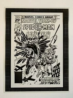 Buy Production Art MARVEL TEAM-UP #48 Cover, JOHN ROMITA Art, 8.5x11 • 45.82£