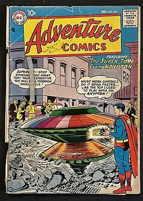 Buy Adventure Comics #243 Early Silver Age Superboy Vintage DC Comic 1958 VG- • 23.29£