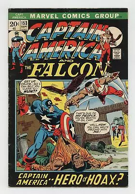 Buy Captain America #153 VG- 3.5 1972 Low Grade • 8.93£