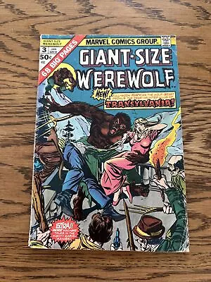 Buy Giant-Size Werewolf By Night #3 (Marvel 1975) Gil Kane Cover/ Don Perlin! VG • 6.98£