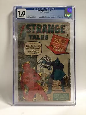 Buy Strange Tales #111 Marvel Comics 1963 CGC 1.0 1st App. Baron Mordo • 1,008.81£