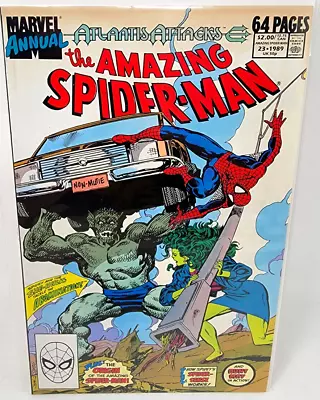 Buy Amazing Spider-man Annual #23 She-hulk/abomination 1st Fight *1989* 8.0 • 2.72£
