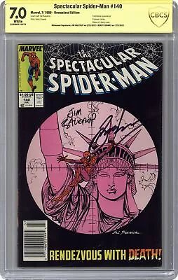 Buy Spectacular Spider-Man Peter Parker #140 CBCS 7.0 Newsstand SS 1988 • 112.61£