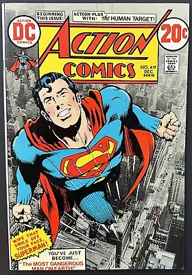 Buy Action Comics #419 (dc,1972) 1st Human Target Appearance 8.0 Vf Bronze Age ~ • 116.49£