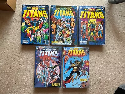 Buy New Teen Titans Omnibus 1-5 - 3,4, And 5 Still Sealed! • 649.95£