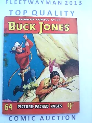 Buy Cowboy Picture Library Comic - 153 - 1955 - Buck Jones - Vgc - Western Fleetway • 3.99£