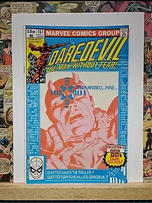 Buy Daredevil #167: Vol.1, Key Issue, UK Price, Marvel Comics, Bronze Age (1980) • 6.95£