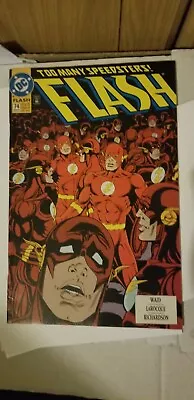 Buy Flash #74 - Too Many Speedsters! - Very Fine / Near Mint - DC Comics • 3.99£