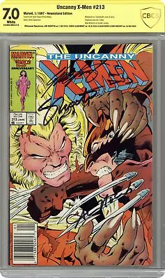 Buy Uncanny X-Men #213D CBCS 7.0 Newsstand SS Shooter/Claremont/Davis/Nocenti 1987 • 166.97£