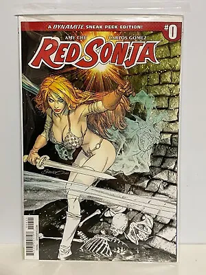 Buy Red Sonja  #0 Dynamite Sneak Peek Edition  NEW  (1:50 Peterson Variant) Amy Chu • 14.99£