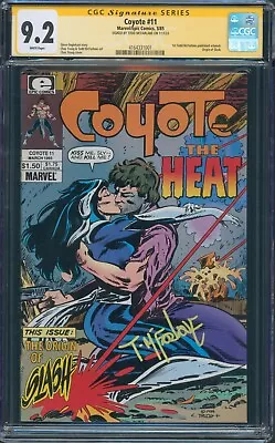 Buy Coyote #11 Cgc Ss 9.2 1st Todd Mcfarlane Artwork • 368.89£