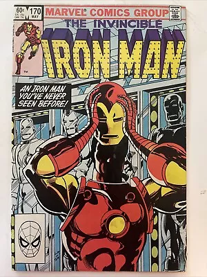 Buy Invincible Iron Man #170 1st James Rhodes As Iron Man Marvel Comics 1983 FN/VG • 10.09£