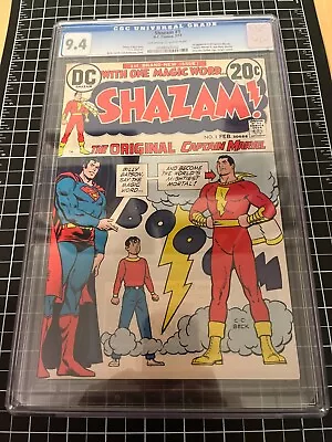 Buy Shazam #1 CGC 9.4 1st App Of Capt. Marvel, Capt. Marvel, Jr. & Mary Marvel  • 124.26£