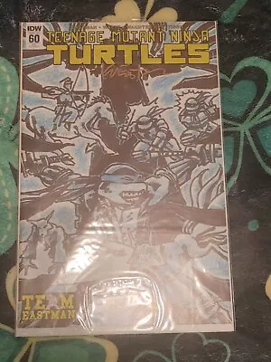 Buy Teenage Mutant Ninja Turtles #60 Team Kevin Eastman Signed Auto Comic IDW • 15.56£