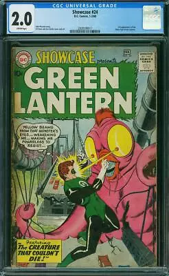 Buy Showcase #24 CGC 2.0 DC 1960 3rd Green Lantern! Key Silver Age! L9 217 22 Cm • 190.27£