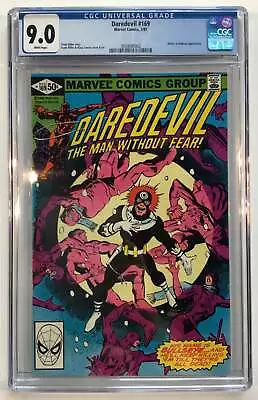 Buy Daredevil #169 - Marvel 1981 - CGC 9.0 - Second Appearance Of Elektra • 72.61£