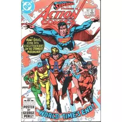 Buy Action Comics #553  - 1938 Series DC Comics Fine+ Full Description Below [v: • 4.04£